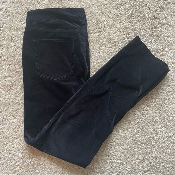 Talbots Velvet Black Pants Size 8 - Picture 3 of 12